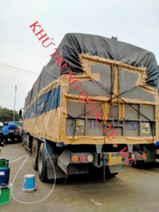 Khử trùng xe tải tại Đồng Nai