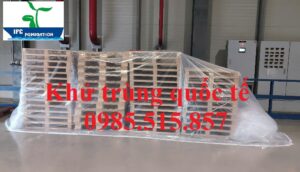 Dịch vụ hun trùng pallet xuất khẩu tại Quảng Ninh